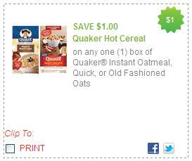 quaker oats coupons|Quaker Online Store .